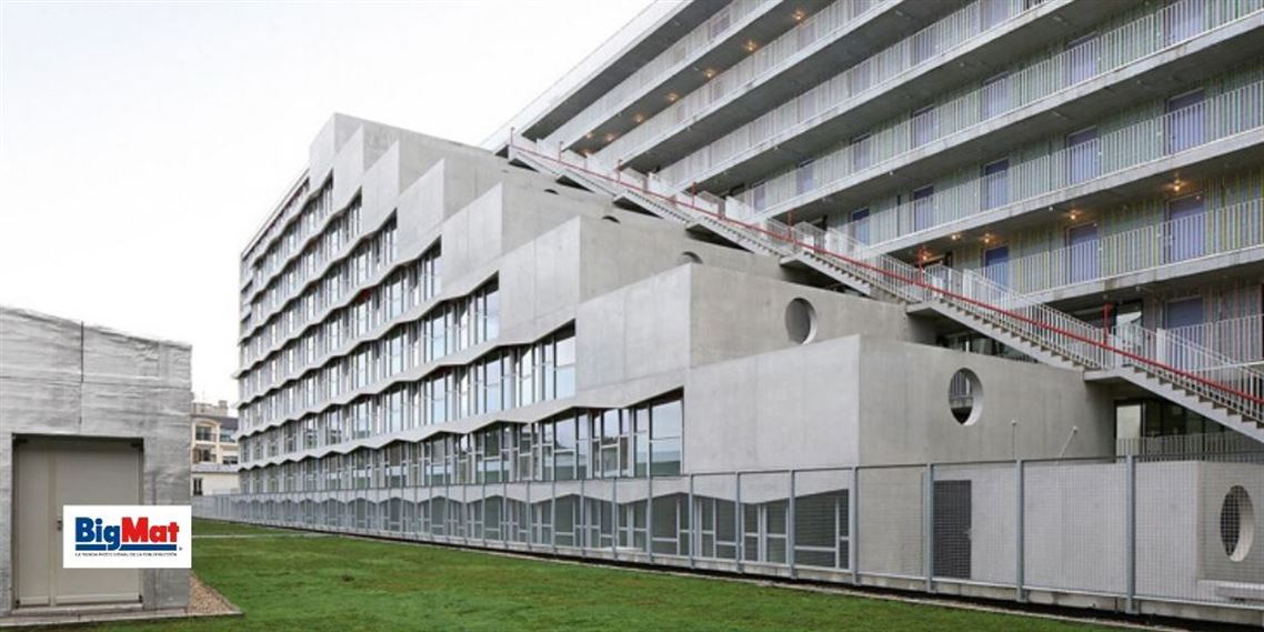 Arquitectura, Residencia de estudiantes en París/Francia por Éric Lapierre Experience.