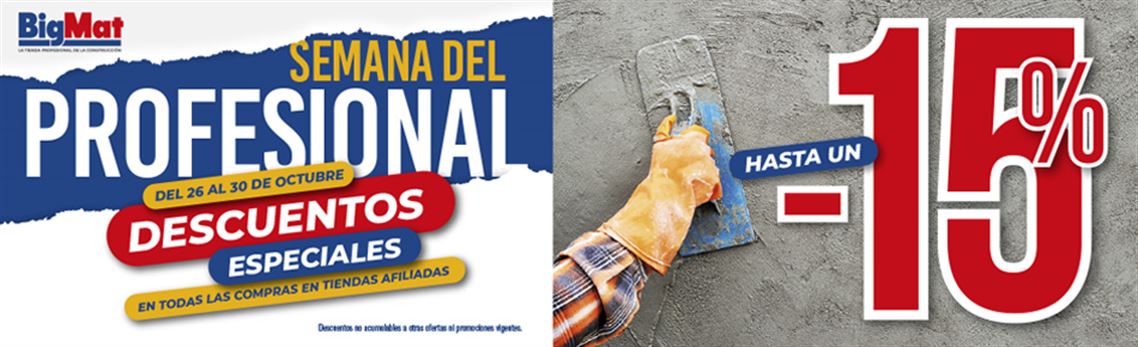 BigMat lanza la III edición de la Semana del Profesional 