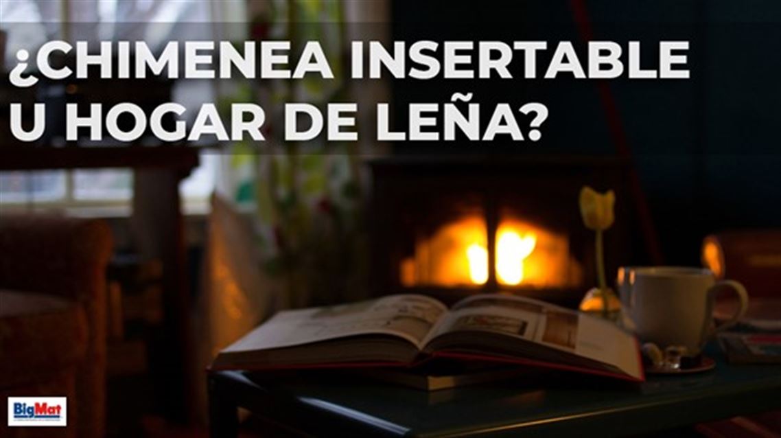 Comparativa entre chimeneas insertables u hogares de leña