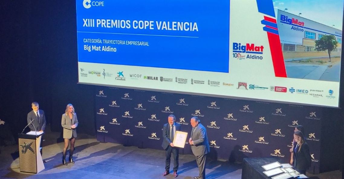 BIGMAT ALDINO PREMIO COPE TRAYECTORIA EMPRESARIAL 