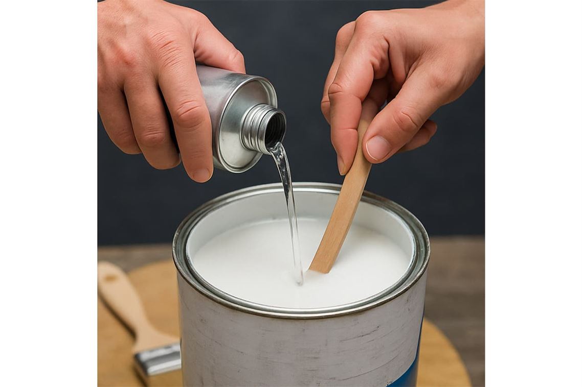 ¿Cómo aplicar el disolvente en pintura sin dañar el acabado?