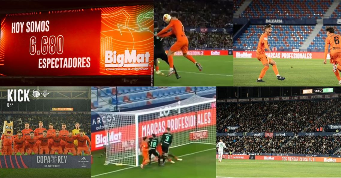 BigMat Aldino refuerza su visibilidad en la Copa del Rey con una acción de alto impacto.