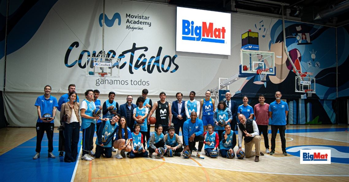 BigMat se convierte en patrocinador oficial de la Escuela Inclusiva Magariños de Movistar Estudiante
