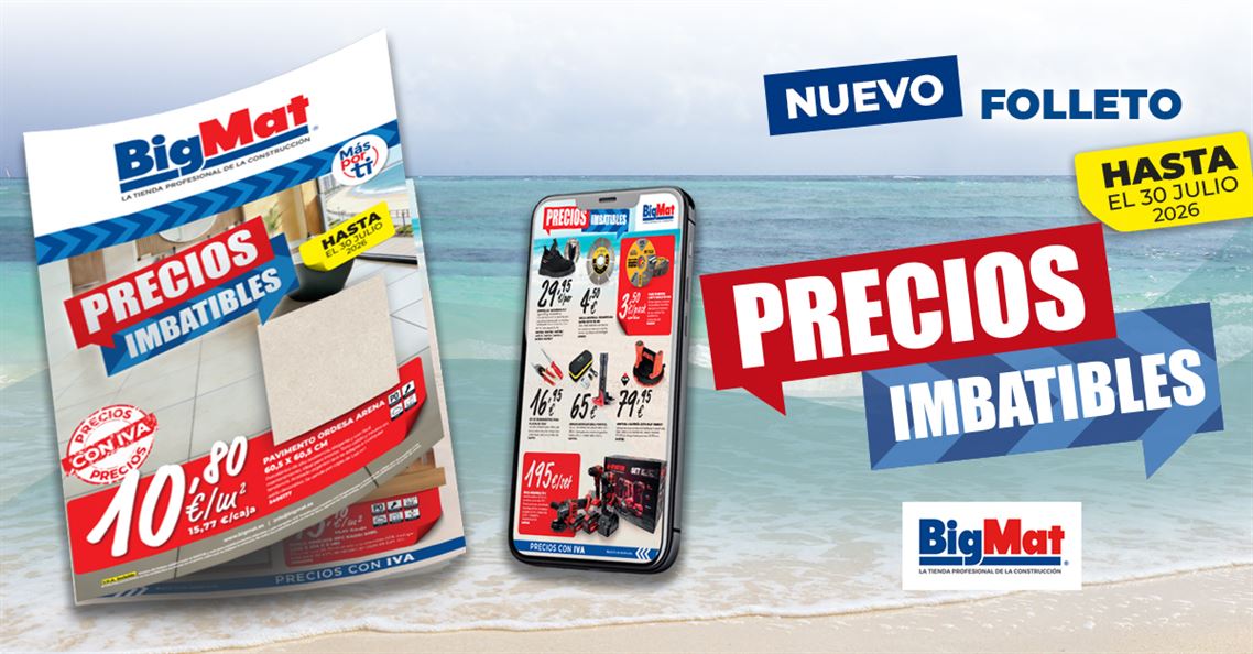 BigMat impulsa las reformas de verano con ofertas exclusivas para el hogar