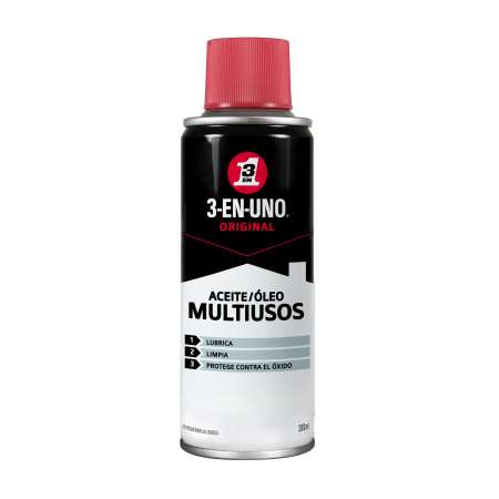 Grasa blanca de litio en spray 250ml 3EN1 - Ferretería Campollano