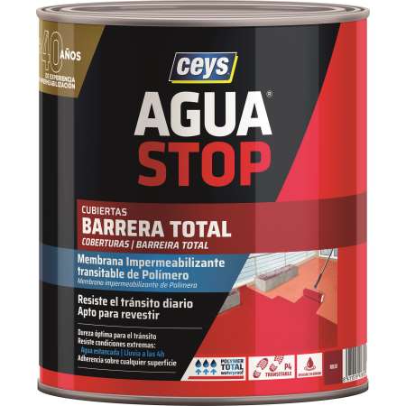 Pintura Impermeabilizante Sikafill 200 Fibras 1 kg Rojo Teja