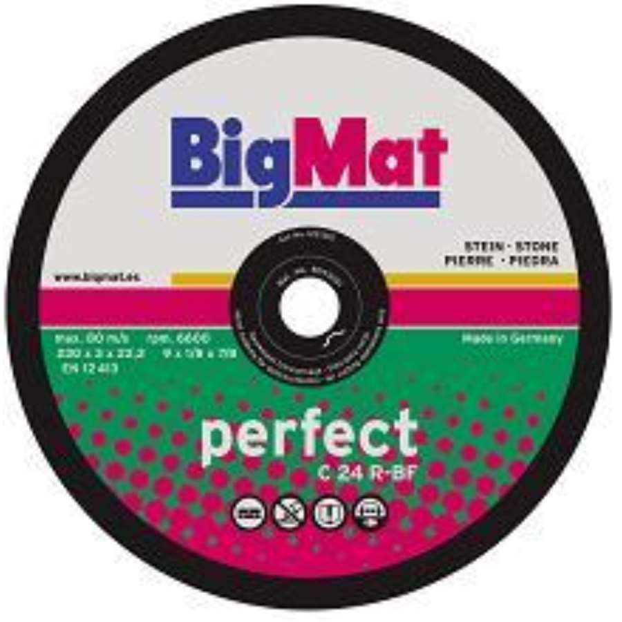 Imagen principal del producto**nulo**DISCO BIGMAT CORTE PIEDRA PERFECT 125 X 3