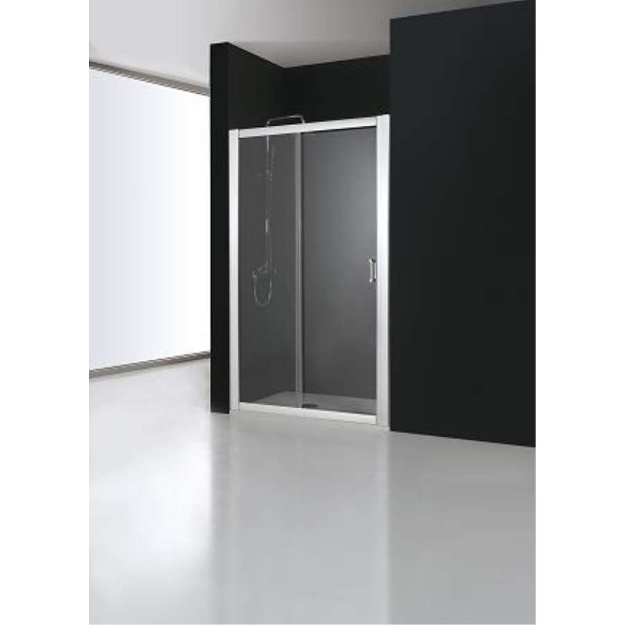 Imagen principal del productoMAMPARA FRONT VOGA HABIMAT 120X195 CROMO TRANS