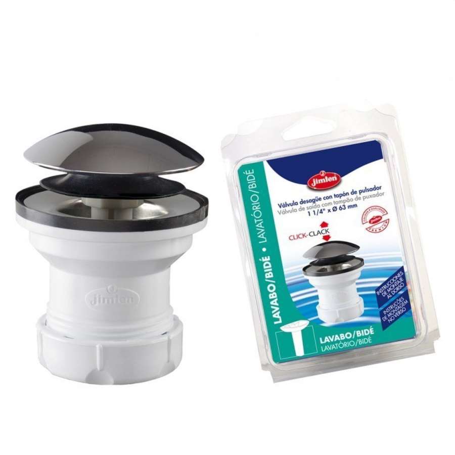 Imagen accesoria del productoVALVULA LAV/BIDE S-540 SIST APERTURA CLICK-CLACK INOX (10186