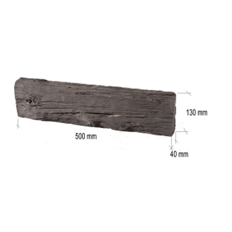 Imagen accesoria del productoBORDILLO COLONIAL 50x13x4 MARRON ENVEJECIDO