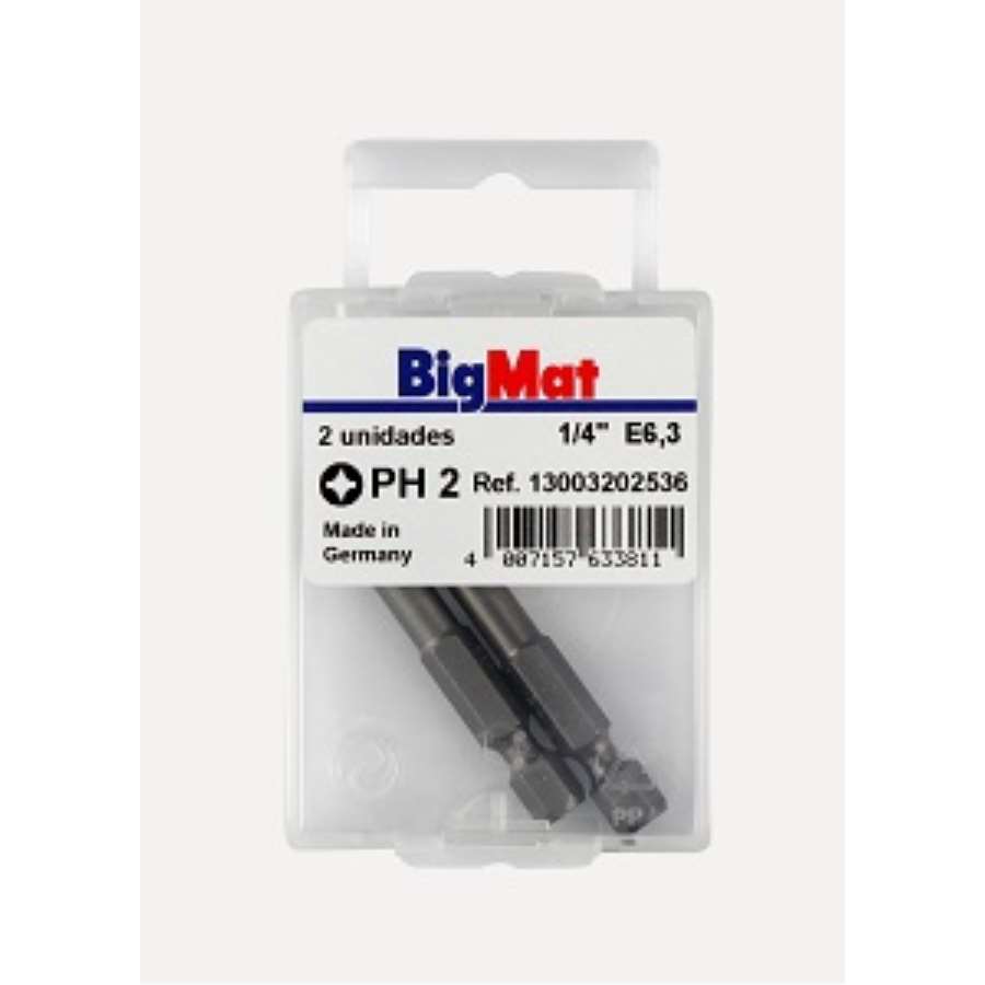 Imagen principal del producto*nulo*PUNTAS BIGMAT PH2X50MM 1/4" E6,3