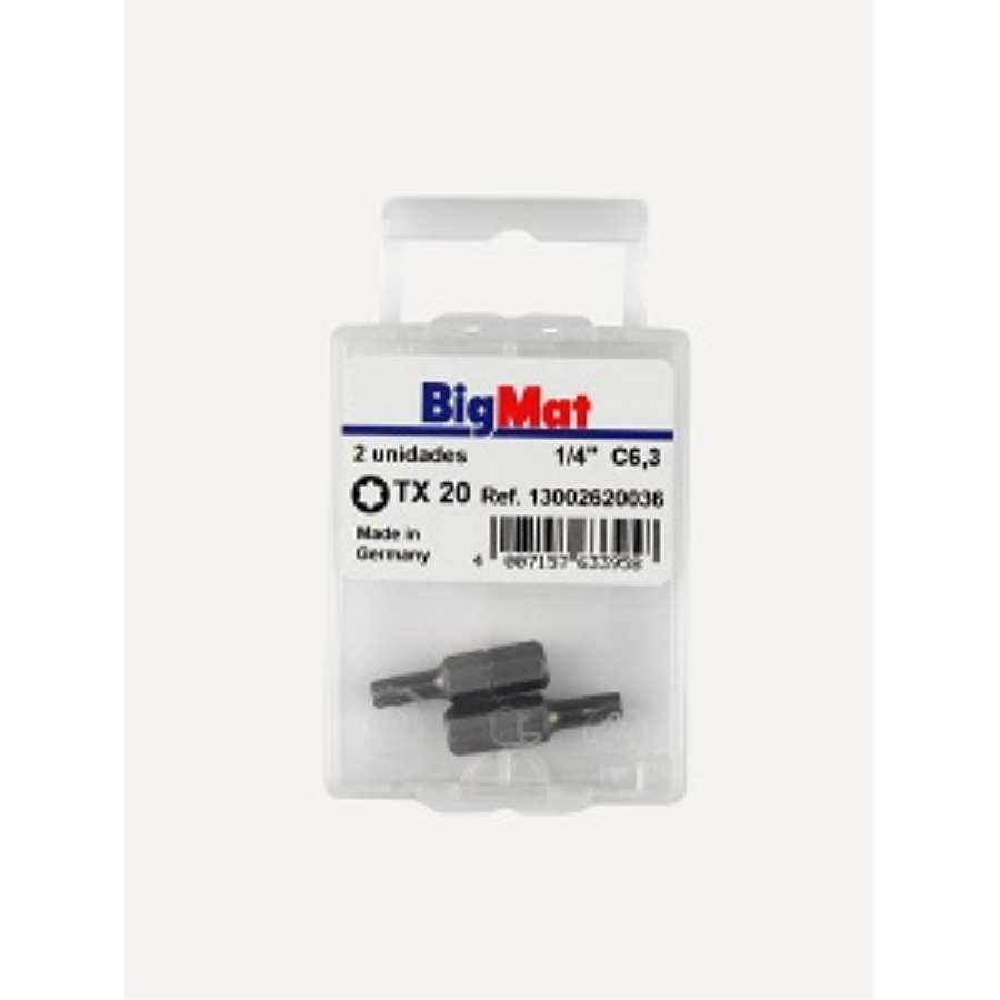 Imagen principal del producto**nulo**PUNTAS BIGMAT TORX 27X25MM 1/4"