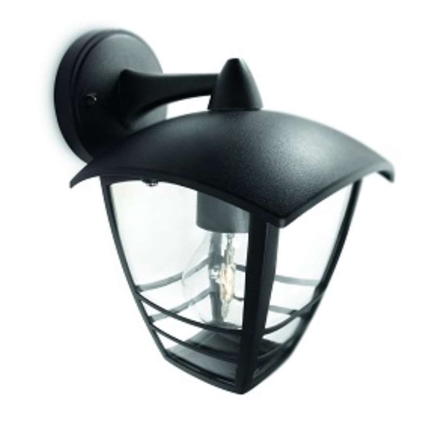 Imagen principal del productoAPLIQUE DESCENDENTE DE PARED NEGRO CREEK 1X60W 230V