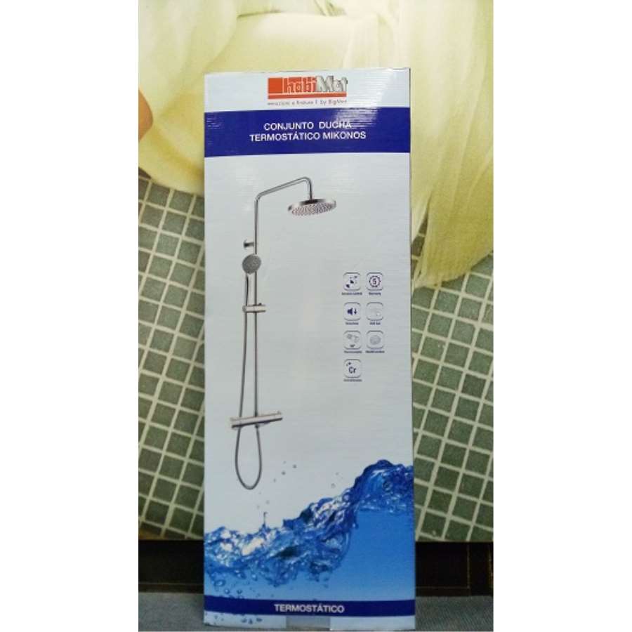 Imagem de acessório do produtoCONJUNTO DUCHE TERMOSTÁTICO MIKONOS HABIMAT