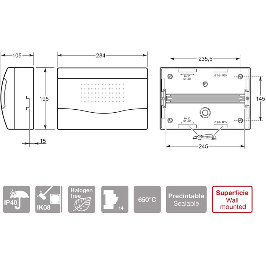 Imagen accesoria del productoARMARIO NUOVA SUPERFICIE 12/14 ELEMENTOS