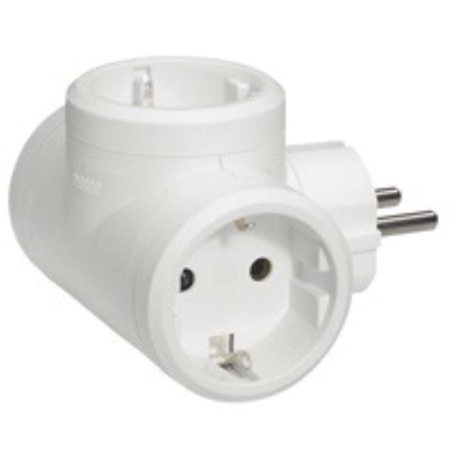 Imagen principal del productoLADRÓN 3X2P+T 10/16A LATERAL BLANCO