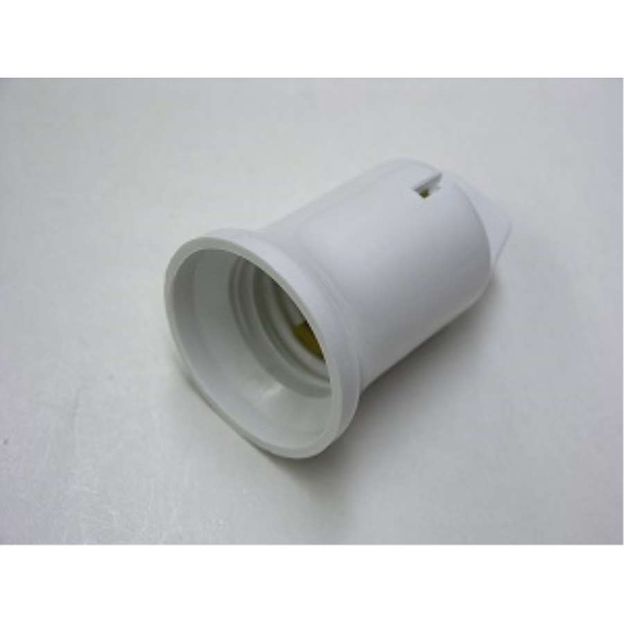 Imagen principal del producto*nulo* PORTALÁMPARAS DE OBRA E-27 LISO BLANCO