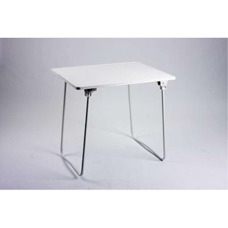 Imagen principal del productoMESA PLEGABLE BLANCA 80X60CM
