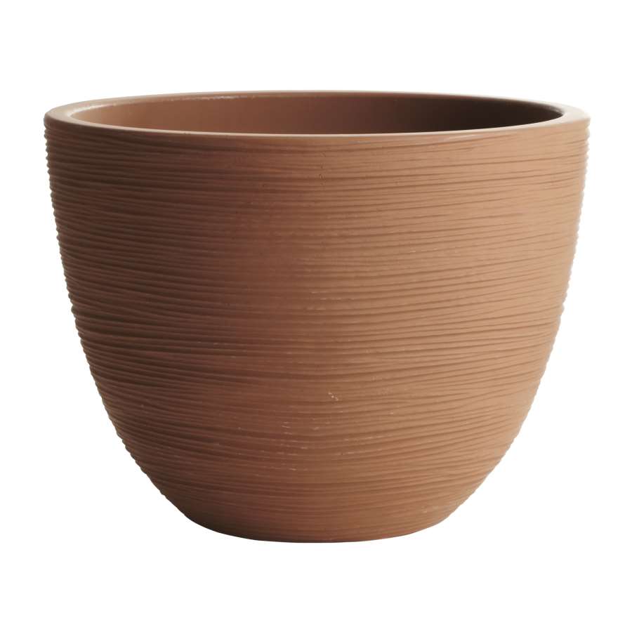 Imagen principal del productoMACETERO ISIS ø30X22,5CM (9LITROS) TERRACOTA
