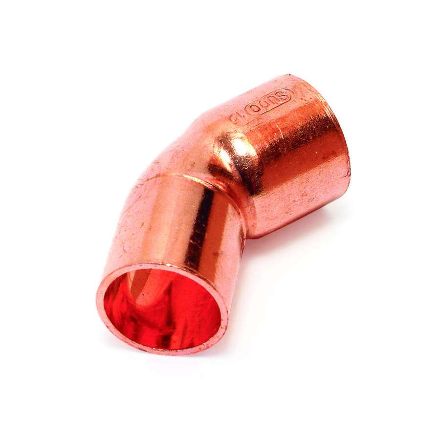 Imagen accesoria del producto5041 CURVA 45º COBRE HEMBRA-HEMBRA - Ø22.