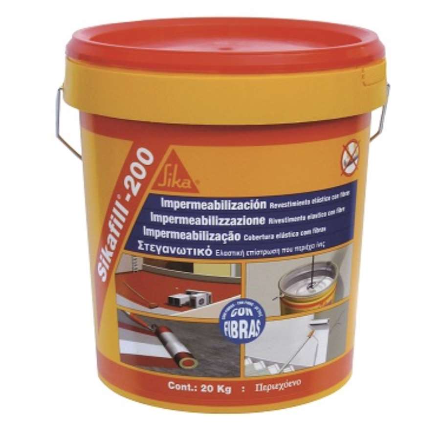 Imagen principal del producto***SIKAFILL 200 FIBRAS BOTE 20KG GRIS