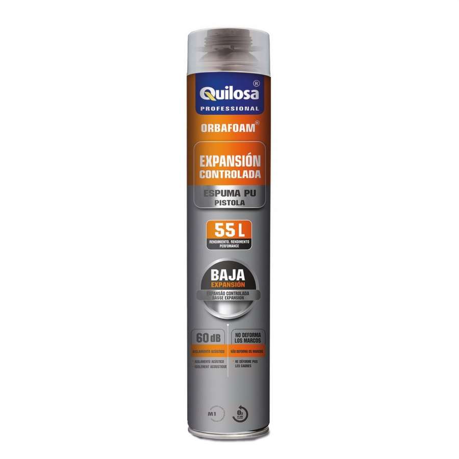 Imagen accesoria del productoORBAFOAM VENTANAS Y PUERTAS BAJA EXPANSIÓN PISTOLA 750ml