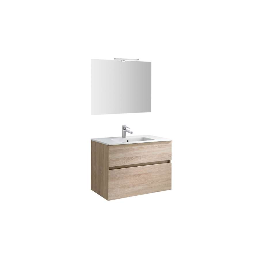 Imagen principal del productopack jade 80 (mueble+lavabo+espejo+luminaria)