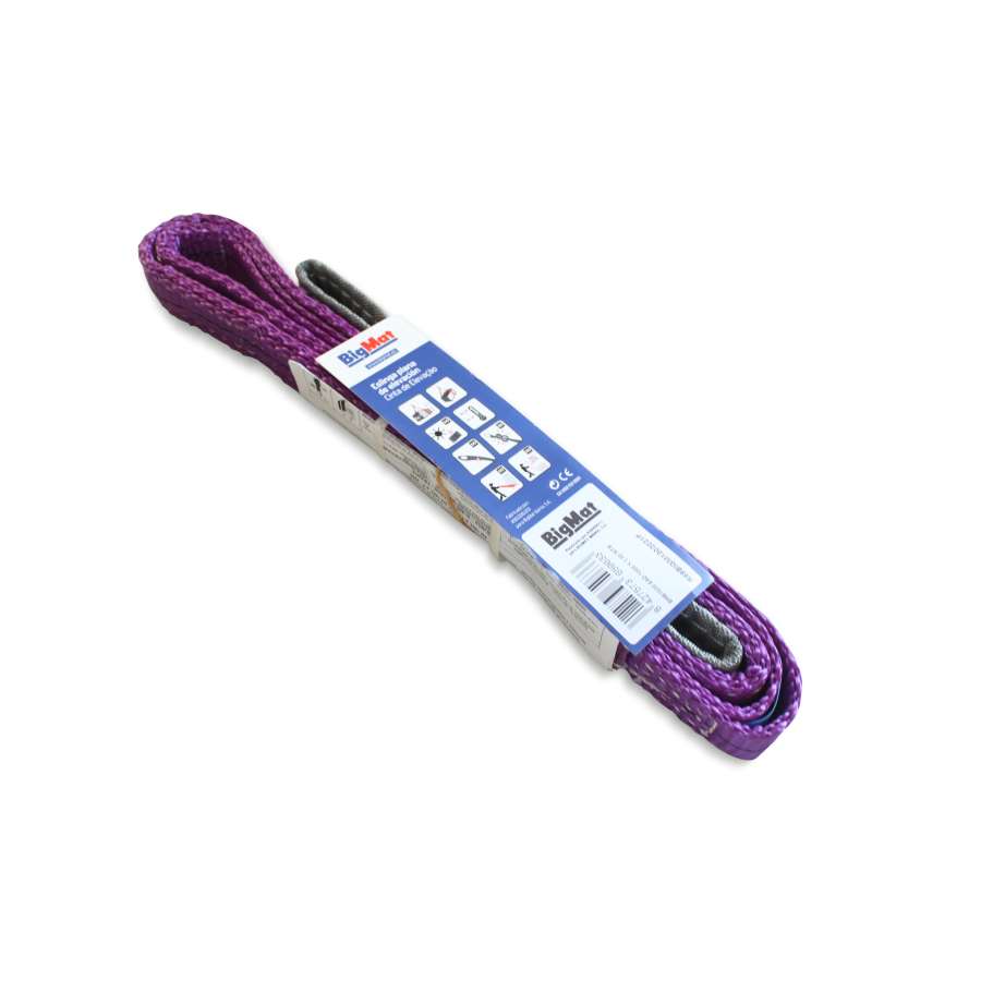 Imagen principal del productoESLINGA BIGMAT PLANA EAD 1000X1,0M - Morada