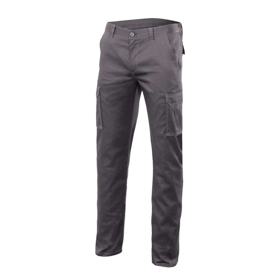 Imagen principal del productoPANTALÓN MULTIBOLSILLO STRETCH GRIS T.46