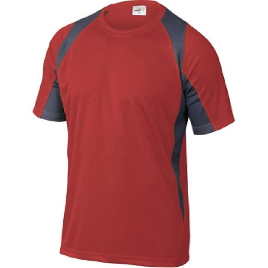 Imagen principal del productoCAMISETA M/CORTA SECADO RÁPIDO ROJO-GRIS TALLA M
