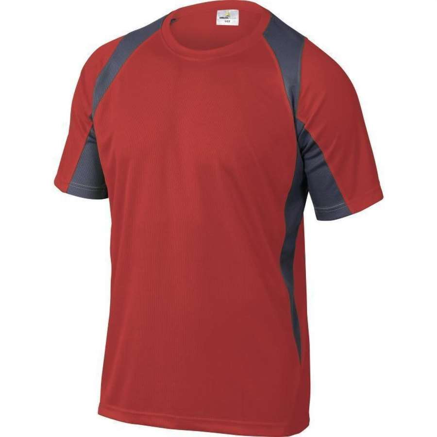 Imagen accesoria del productoCAMISETA M/CORTA SECADO RÁPIDO ROJO-GRIS TALLA XL