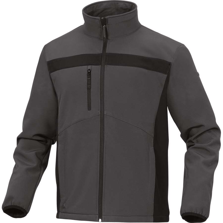 Imagen principal del productoCHAQUETA SOFTSHELL GRIS-NEGRO TALLA M