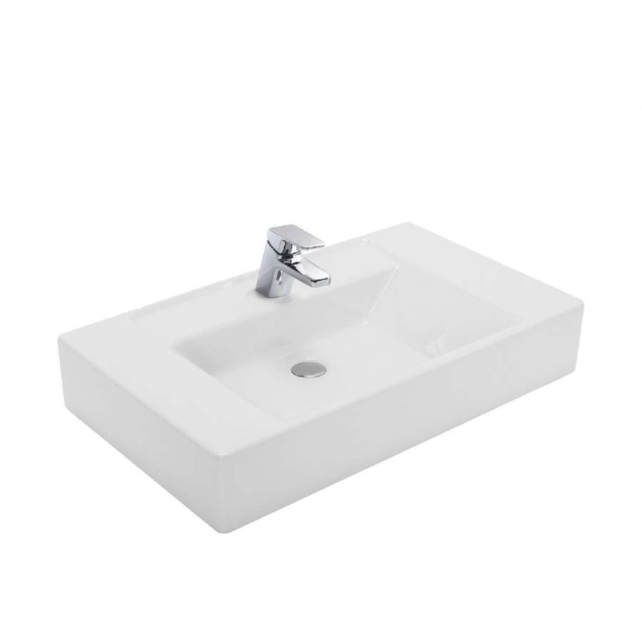 Imagem de acessório do produtolavatório casual 80 cm c/ jogo sujeição branco