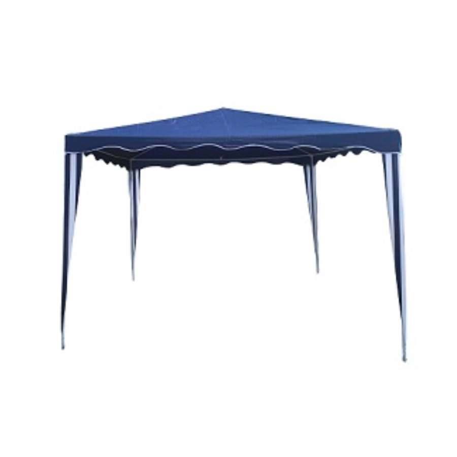 Imagen principal del productoGAZEBO AZUL Y RAYAS BLANCAS/AZULES 3X3M