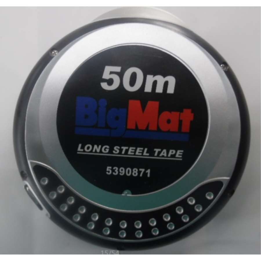 Imagen principal del productoCINTA MÉTRICA ACERO BIGMAT 50M