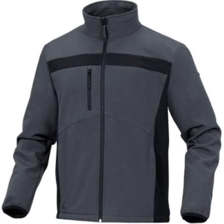 Imagen principal del productoCHAQUETA SOFTSHELL GRIS-NEGRO TALLA XXL