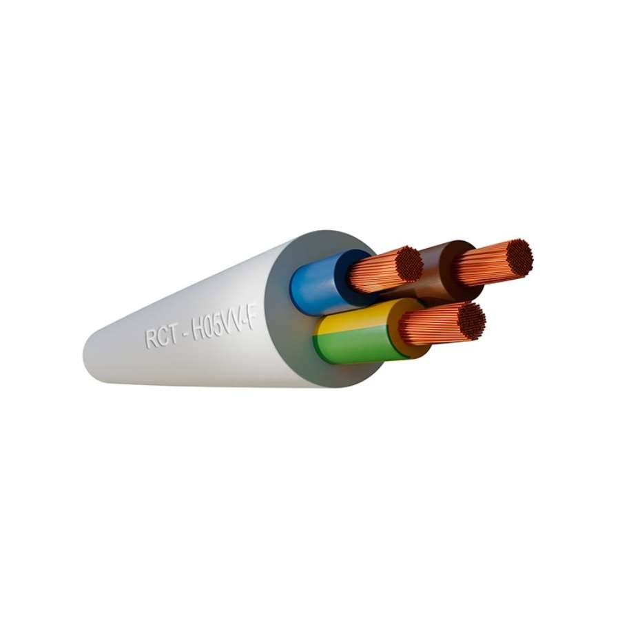 Imagem principal do produtoMANGUEIRA H05VV-F CPR 3G 2,5 BRANCO R100