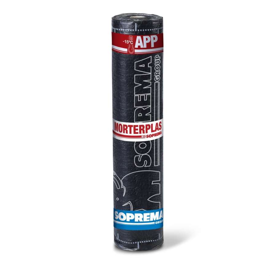 Imagen accesoria del productoLámina morterplas SBS FV 4KG (Rollo 10M2)