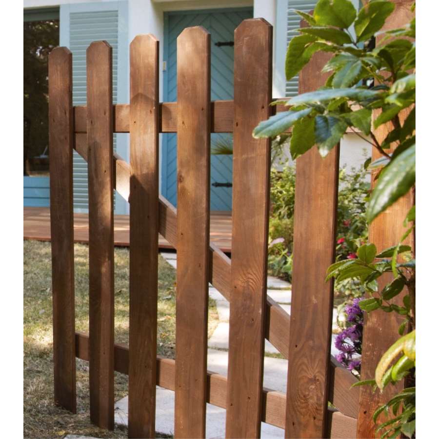 Imagen principal del productoPUERTA MUSTANG 100X100CM,CON TORNILLERIA Y BISAGRAS MARRON