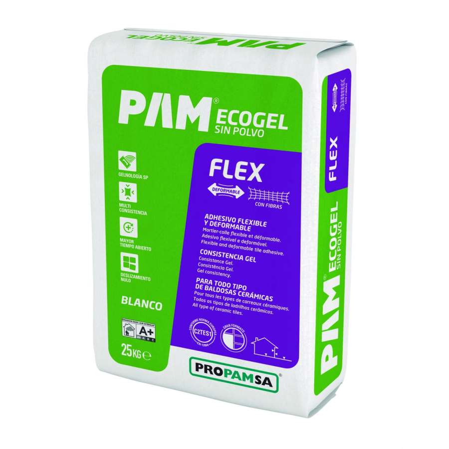 Imagem de acessório do produtoPAM ECOGEL FLEX CINZENTO (SACO 25 Kg)