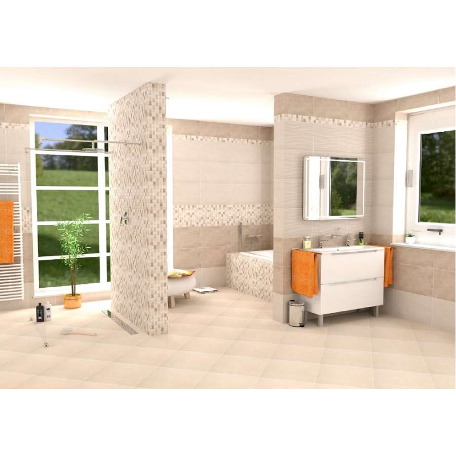 Imagem de acessório do produtoREVESTIMENTO MOSAICO VANGUARD MOSAIC MARFIL 33,3 x 55