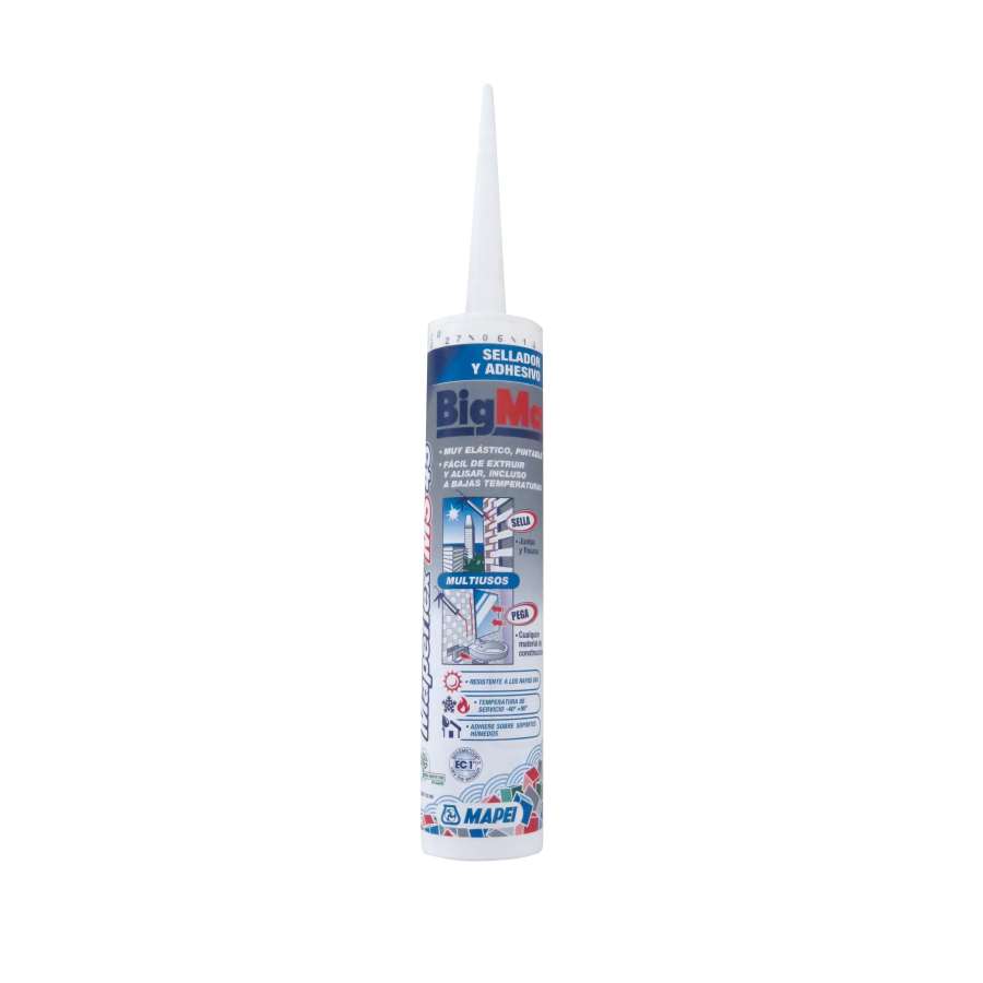 Imagem principal do produtoADESIVO MAPEFLEX MS45 BIGMAT BRANCO (300ml)