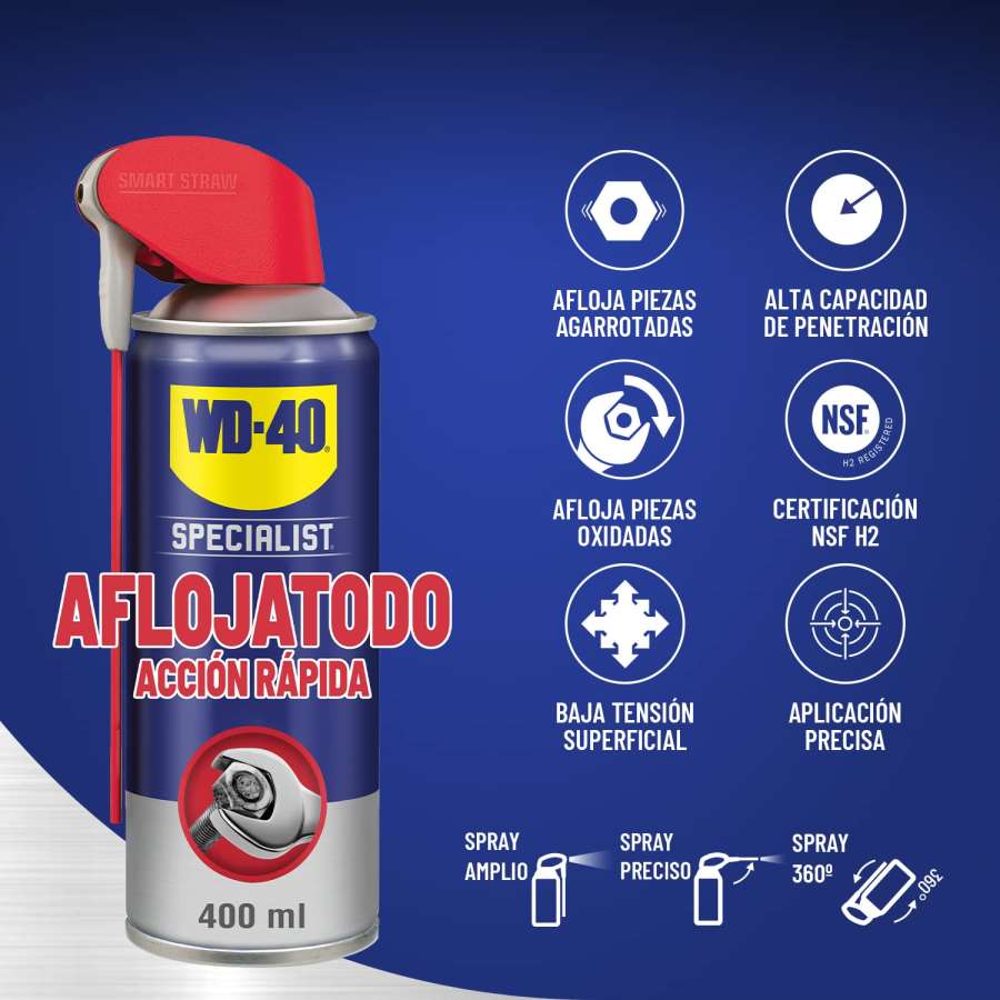 Imagen accesoria del productoWD-40 SPECIALIST PENETRANTE 400ml