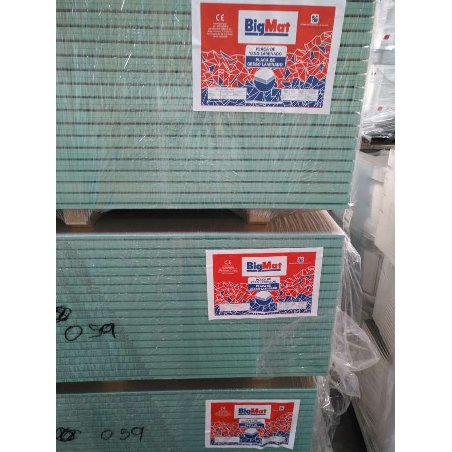 Imagem de acessório do produtoPLACA DE GESSO HÚMIDO BA 12,5 2000x1200 BIGMAT
