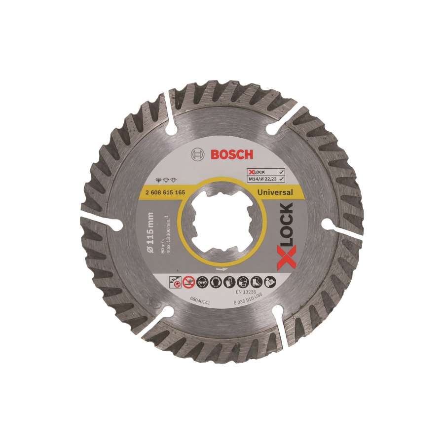 Imagen principal del producto***DISCO DIAMANTE UNIVERSAL X-LOCK 115 mm