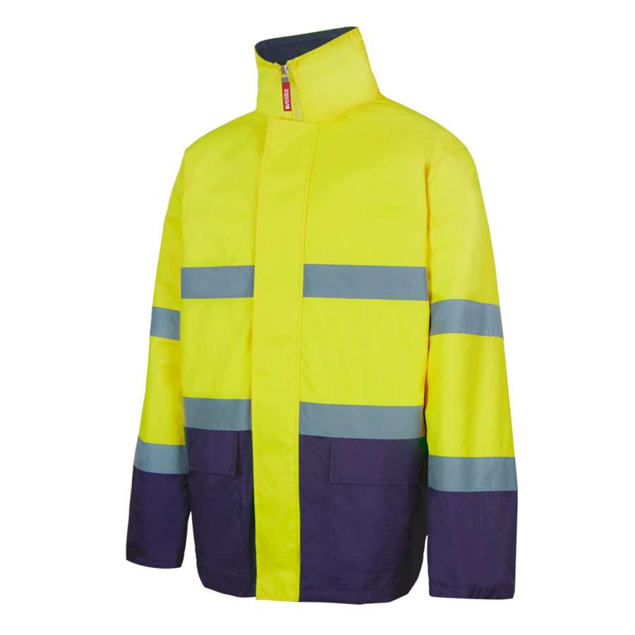 Imagen principal del productoPARKA BICOLOR ALTA VISIBILIDAD SUP AMA/INF MAR XXL