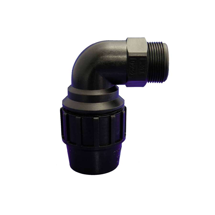 Imagen principal del productoFITTING CODO 90º ROSCA MACHO Ø32--PE