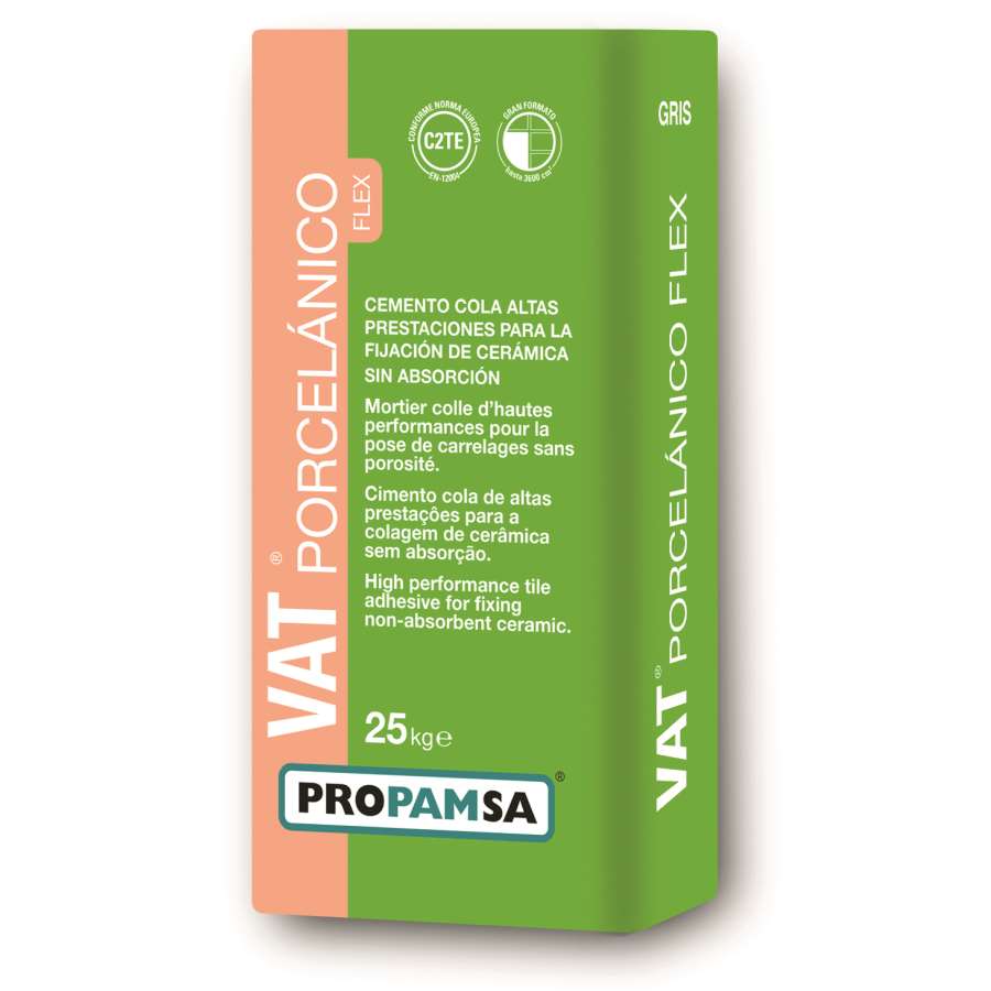 Imagen principal del productoCEMENTO COLA PROPAMSA PORCELANICO FLEX BLANCO  (SACO 25 KGS)