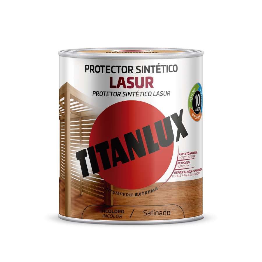 Imagen principal del productoPROTECTOR SINTÉTICO LASUR SATINADO INCOLORO 750ML