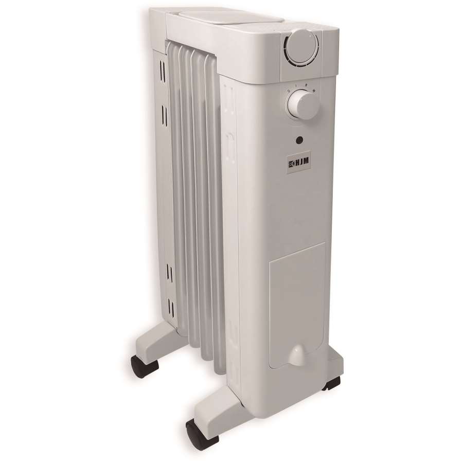 Radiador toallero eléctrico HJM Neris 500W blanco